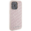 Karl Lagerfeld Quilted K Pattern Hülle für iPhone 15 Pro Max – Rosa