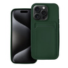 Futerał CARD CASE do IPHONE 15 PRO zielony