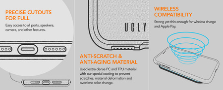 Ugly Rubber nakładka Vogue do iPhone 11 transparentna