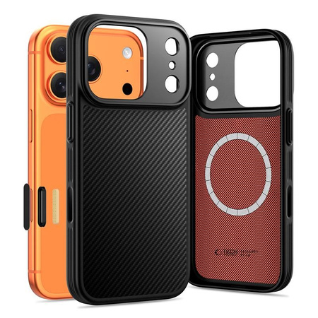 TECH-PROTECT KEVLAR ARAMID MAGSAFE IPHONE 17 PRO MAX BLACK