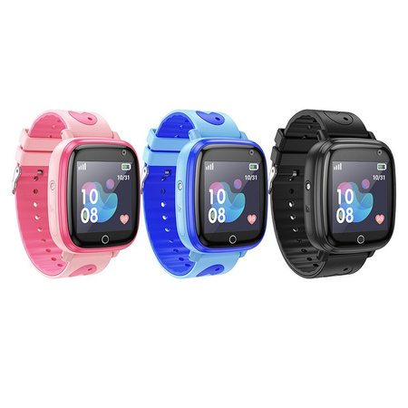 HOCO smartwatch dla dzieci z funkcją rozmowy Y100 różowy