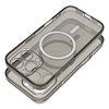 Futerał CLEAR MAG COVER kompatybilny z MagSafe do SAMSUNG S25 black glitter