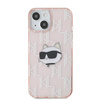 Karl Lagerfeld KLHCP13MHKLPCHP iPhone 13 6.1" różowy/pink hardcase IML Choupette Head & Monogram