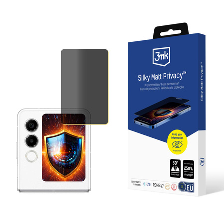 Nubia Flip 2 (front) - 3mk Silky Matt Privacy