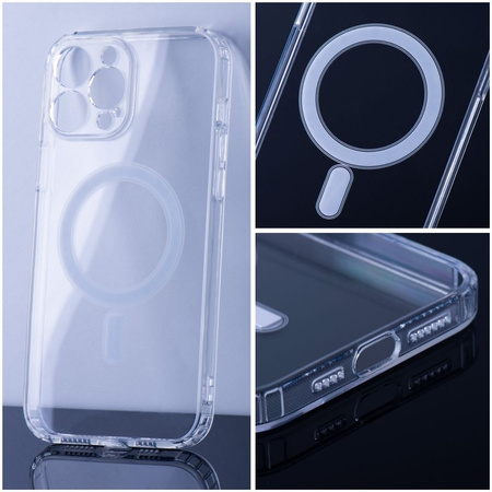 Futerał Clear Mag Cover z ochroną aparatu kompatybilny z MagSafe do IPHONE 15 PRO MAX