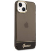 Original Case IPHONE 14 PLUS Guess Hardcase Translucent black