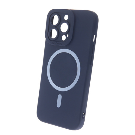 Nakładka Silicon Mag do iPhone 16 Pro Max 6,9&quot; ciemnoniebieska