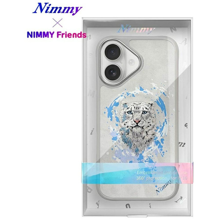 Etui Nimmy Pantera MagSafe do iPhone 16   jasnoszary