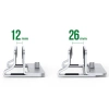 Ugreen Aluminum Vertical Stand Holder Stand for MacBook Laptop Tablet Silver (20471 LP258)