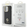 Original Case APPLE IPHONE 15 PRO Guess Hardcase Silicone Logo Strass 4G (GUHCP15LM4DGPK) black
