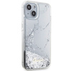 Guess GUHCP14SLCSGSGH iPhone 14 6.1" biały/white hardcase Liquid Glitter Marble