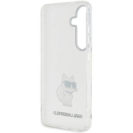Oryginalne Etui KARL LAGERFELD hardcase IML Choupette KLHCS24SHNCHTCT do Samsung Galaxy S24 przezroczysty
