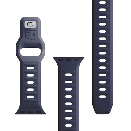3MK Silicone Watch Strap szary/grey dla Apple Watch 38/40/41mm