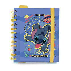 Disney Stitch - Kalendarz / Planner tygodniowy A5 2025/2026