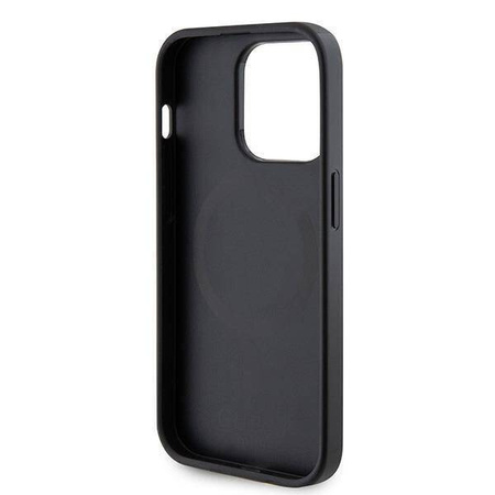 Guess GUHMP15LPSAHMCK iPhone 15 Pro 6.1&quot; black/black hardcase Saffiano MagSafe