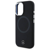 Original Handyhülle IPHONE 16 Mercedes Hardcase Silicone Tonal Logo MagSafe (MEHMP16S23SUTTK) schwarz