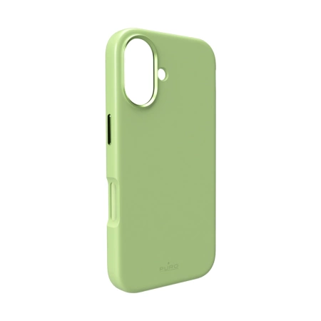 Pure Icon Mag Pro Liquid Silicone Case for iPhone 17, MagSafe Compatible, with Camera Protection and Aluminum Buttons - Green