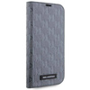Karl Lagerfeld KLBKP14LSAKLHPG iPhone 14 Pro 6,1&quot; Bücherregal Silber/Silber Saffiano-Monogramm