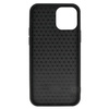 Tel Protect CARBON Case do Iphone 12 Pro Max Czarny z niebieskim paskiem