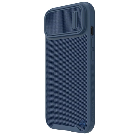 Nillkin Textured S Case for iPhone 14, armored cover with camera cover, blue