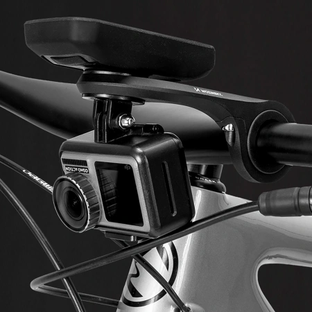 Wozinsky WUG-01B Fahrradhalterung für Garmin-Computer, Lenker, Kamera, Lampe – schwarz