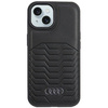 Audi Synthetic Leather MagSafe iPhone 15 / 14 / 13 6.1" czarny/black hardcase AU-TPUPCMIP15-GT/D3-BK