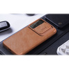 Nillkin Qin Leather Pro Case etui do Samsung Galaxy S22+ (S22 Plus) osłona na aparat kabura pokrowiec obudowa z klapką czarny