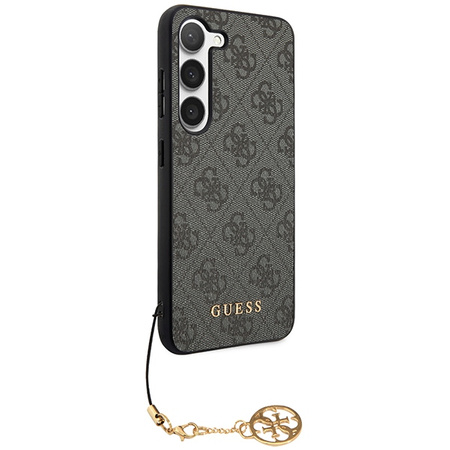 Guess 4G Charms Collection Hülle für Samsung Galaxy S24+ - Schwarz