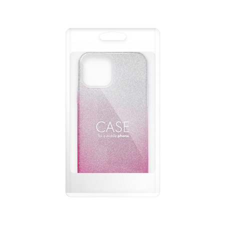Futerał SHINING do IPHONE 16 Pro transparentny różowy