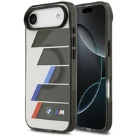 BMW M IML Metal Buttons Tricolor Lines MagSafe Case for iPhone Air - Gray