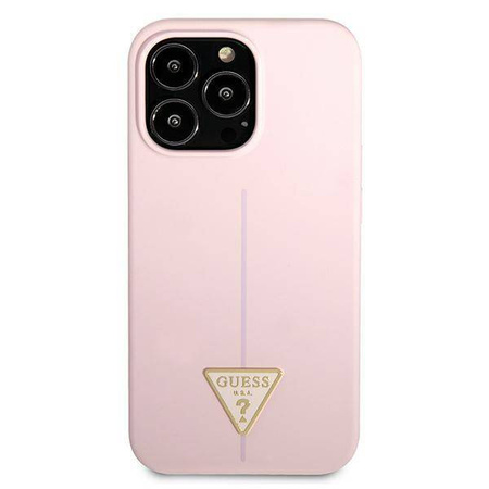 Guess GUHCP13XSLTGU iPhone 13 Pro Max 6,7 &quot;lila / lila Hardcase Silikondreieck