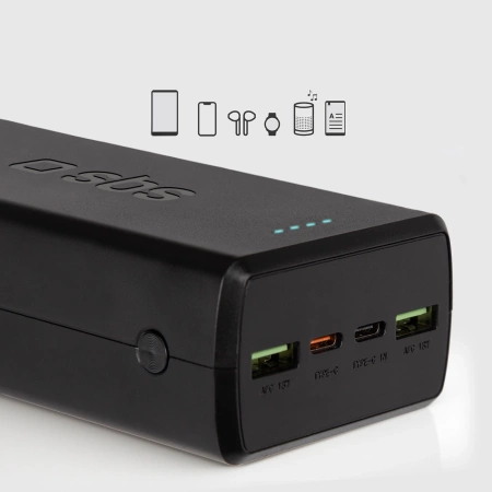 Powerbank SBS TTBB30000PD20K 30000 mAh 2 x USB-C 2 x USB-A - black