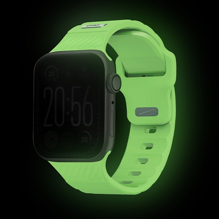UNIQ pasek Stride SE Apple Watch         42/41/40mm FKM Rubber Strap lume