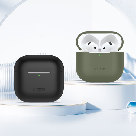 TECH-PROTECT SILICONE APPLE AIRPODS 4 BLACK