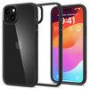 Spigen Crystal Hybrid, matte black - iPhone 15 Plus