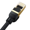 Baseus High Speed ​​​​Cat 8 40 Gb/s Ethernet-Kabel 5 m – Schwarz