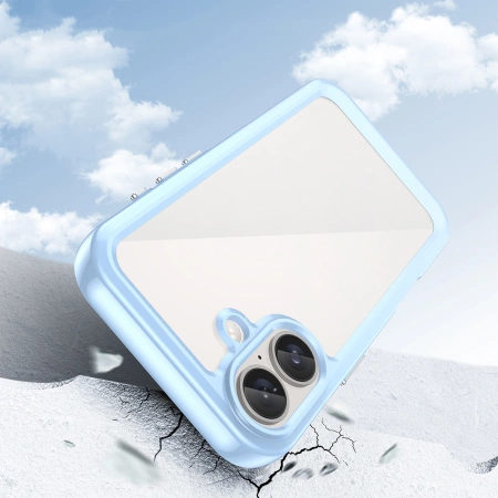 Outer Space Case with Gel Frame for iPhone 16 Plus - Blue