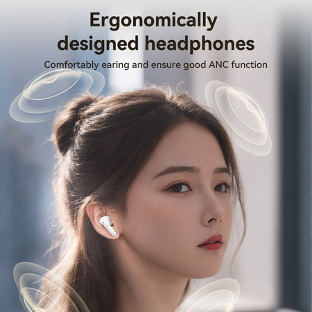 Yesido Słuchawki Bluetooth TWS28 ANC+ENC białe