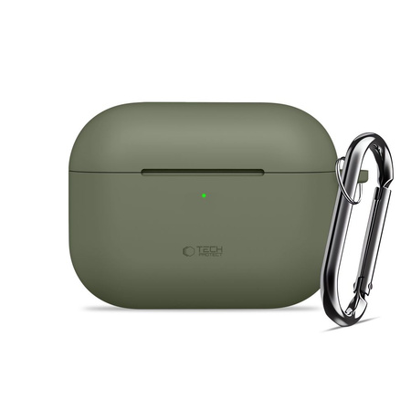 TECH-PROTECT SILICONE HOOK APPLE AIRPODS PRO 3 OLIVE GREEN