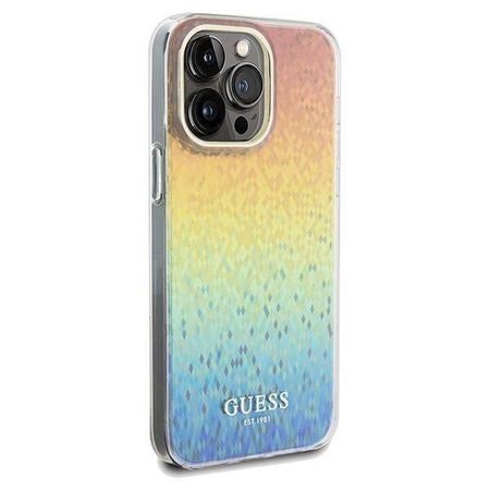 Guess nakładka do iPhone 13 Pro 6,1" GUHCP13LHDECMI HC IML FACETED MIRROR DISCO IRIDESCENT