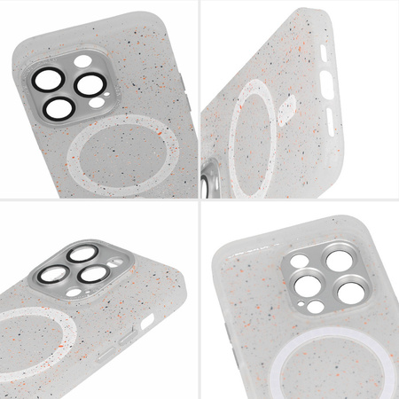 Tel Protect Magnetic Splash Frosted Case do Iphone 15 Plus Biały