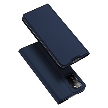 Dux Ducis Skin Pro kabura etui pokrowiec z klapką Samsung Galaxy A03s niebieski