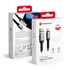 FORCELL F-ENERGY C256 kabel USB A do Typ C QC3.0 3A 66W Cafule 2 m czarny
