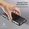 Skórzane etui z klapką i portfelem do Samsung Galaxy Z Fold5 5G Dux Ducis Bril - czarne