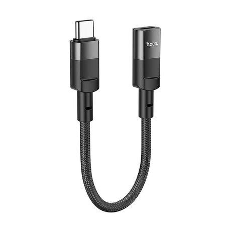 HOCO adapter Typ C (męski) do iPhone Lightning 8-pin (żeński) U107 10cm czarna
