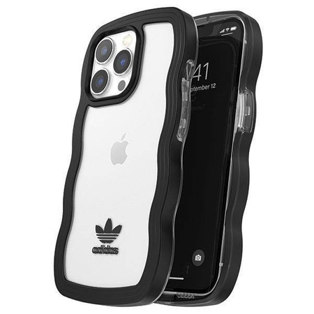 Adidas OR Wavy Case iPhone 13 Pro /13 6,1" schwarz-transparent/schwarz-transparent 51900