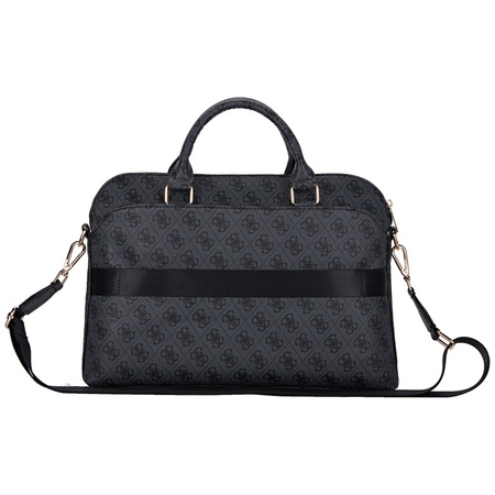 Bag LAPTOP 15" Guess 4G Zipper Pocket Triangle Logo black