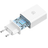 USAMS Ład. siec. QC3.0 18W Lightning2.1A 1m Fast Charging biały/white SC series (CC083)