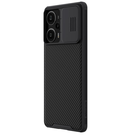 Xiaomi Redmi Note 12 Turbo / Xiaomi Poco F5 Armor Case with Camera Cover Nillkin CamShield Pro Case - Black