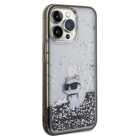 Karl Lagerfeld nakładka do iPhone 13 Pro 6,1" KLHCP13LLKCNSK HC LIQ. GLITTER C transparentna